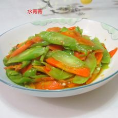红萝卜烧莴笋的做法 红萝卜烧莴笋的做法