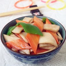 杏鲍菇炒胡萝卜的做法 杏鲍菇炒胡萝卜的做法