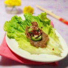 香烤牛肉生菜包的做法 香烤牛肉生菜包的做法
