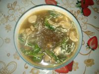 生菜鸡腿菇汤的做法