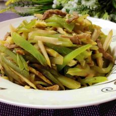 肉丝炒双笋的做法 肉丝炒双笋的做法