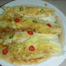 蒜香白菜的做法