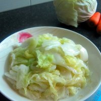 素炒大白菜的做法