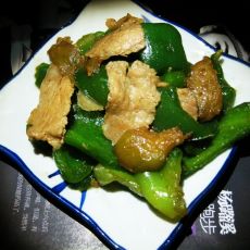 青椒茄子炒肉片的做法