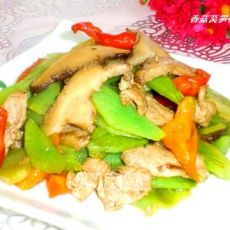 香菇莴笋炒里脊的做法 香菇莴笋炒里脊的做法