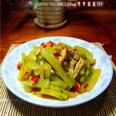 莴笋肉片的做法 莴笋肉片的做法