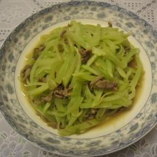 莴笋炒牛肉丝的做法 莴笋炒牛肉丝的做法