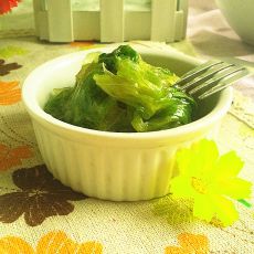 椒香炝球生菜的做法 椒香炝球生菜的做法