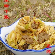 白菜烩千张 的做法 白菜烩千张 的做法