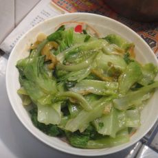 榨菜炒生菜的做法