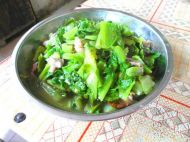 生菜炒肉的做法