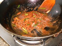 生菜酱香肉丝的做法