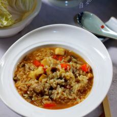 素三丁泡饭的做法 素三丁泡饭的做法