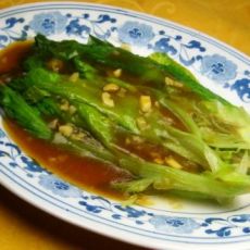 蒜味蚝油生菜的做法