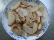 山药炒香菇的做法