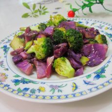 小炒双色蔬菜的做法