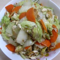 白菜炒豆干的做法 白菜炒豆干的做法
