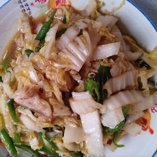青椒白菜的做法