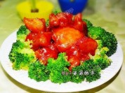 茄汁苹果鸡球的做法