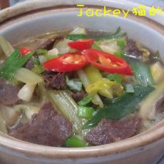 牛肉白菜煲的做法 牛肉白菜煲的做法