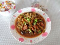 家常肉炒茄子的做法