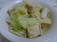 白菜冻豆腐的做法