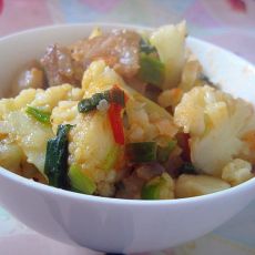 小炒花菜的做法 小炒花菜的做法