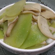 莴笋杏鲍菇的做法
