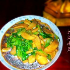 鲜贝露生菜鸡腿菇的做法 鲜贝露生菜鸡腿菇的做法