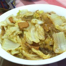 肉片粉条炖白菜的做法 肉片粉条炖白菜的做法