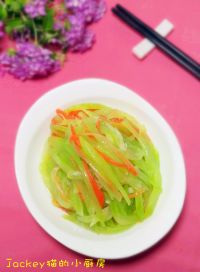 蒜香莴笋丝的做法
