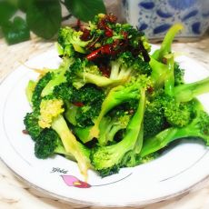 炝拌西蓝花的做法 炝拌西蓝花的做法