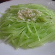 蒜拌莴笋丝的做法 蒜拌莴笋丝的做法