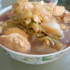 白菜炖豆腐的做法 白菜炖豆腐的做法