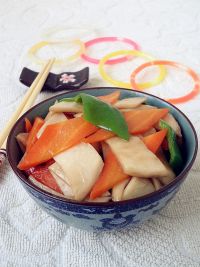 杏鲍菇炒胡萝卜的做法