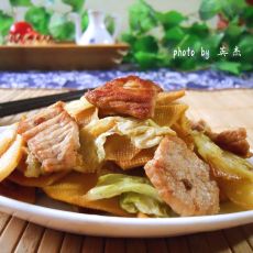 干豆腐炒白菜片的做法 干豆腐炒白菜片的做法
