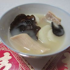 山药猪肚黑木耳的做法