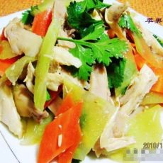 莴笋椒油鸡丝的做法 莴笋椒油鸡丝的做法
