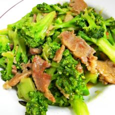肉片西兰花的做法
