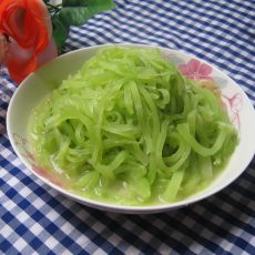 素炒莴笋丝的做法 素炒莴笋丝的做法
