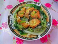 豆卜煮生菜的做法