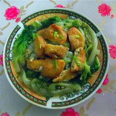 豆卜煮生菜的做法 豆卜煮生菜的做法