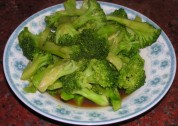耗油炒西兰花的做法