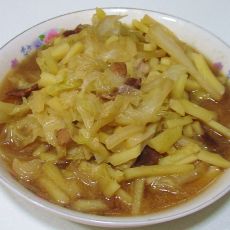 白菜炖土豆的做法 白菜炖土豆的做法