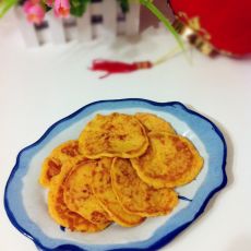 胡萝卜渣鸡蛋饼的做法 胡萝卜渣鸡蛋饼的做法
