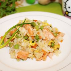 豆角三文鱼炒饭的做法 豆角三文鱼炒饭的做法