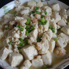 虾仁豆腐的做法