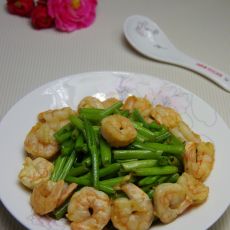 空心菜梗炒虾仁的做法 空心菜梗炒虾仁的做法