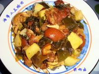 海带土豆烩肉的做法