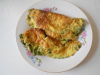 韭菜鹌鹑蛋饼的做法